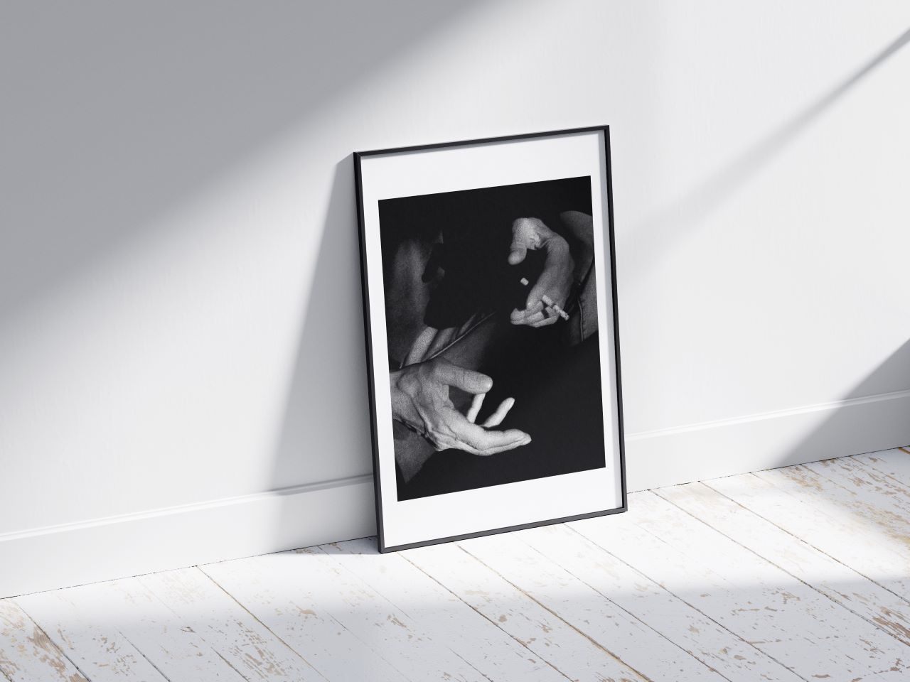 <img src=“Anita Chubinishvili Mama” alt=“Mama” title=“Father's hands in black and white”