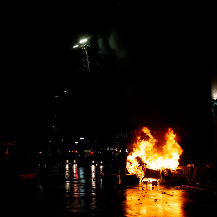 Protests in Georgia against Russian Law